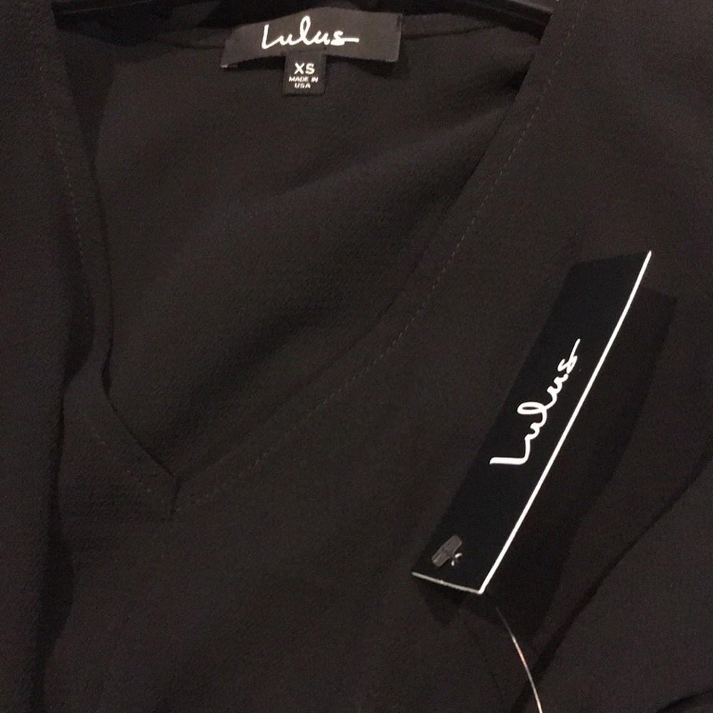 Black mid length dress - Picture 4 of 4